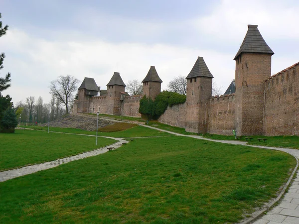 Fortaleza Medieval Nymburk República Checa — Fotografia de Stock