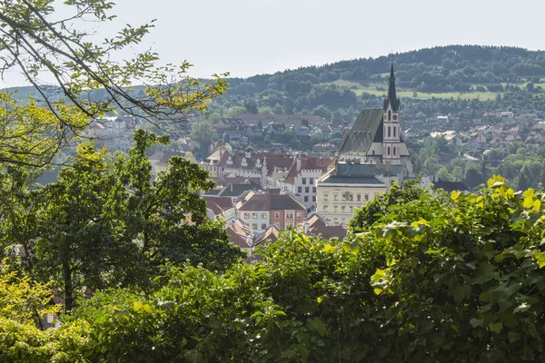 eski kent manzarası, Cesky Krumlov, Çek Cumhuriyeti