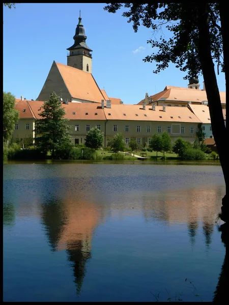 Castillo en República Checa, Telc — Foto de Stock
