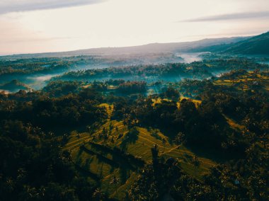 Bali harika sabah görünümü