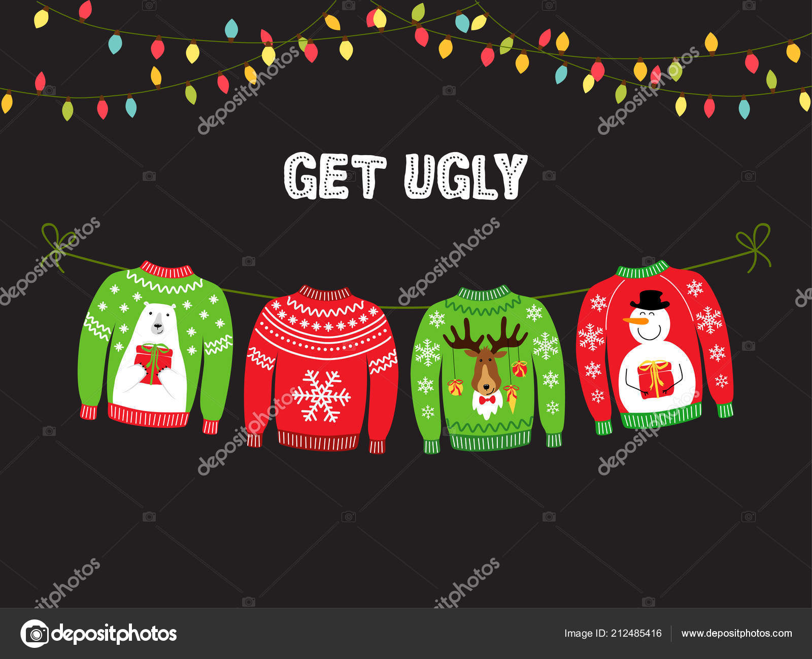 Hình ảnh vector áo len Giáng sinh xấu xí sẽ làm cho bất kỳ dự án nào của bạn thêm phần phong phú và độc đáo hơn. Chúng tôi mang đến cho bạn những bộ vector áo len độc lạ, không giống với những gì bạn đã từng thấy trước đây và khiến bạn khó lòng rời mắt.