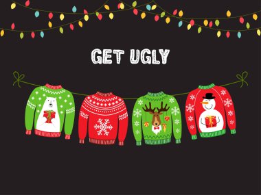 Download Ugly Christmas Premium Vector Download For Commercial Use Format Eps Cdr Ai Svg Vector Illustration Graphic Art Design SVG Cut Files