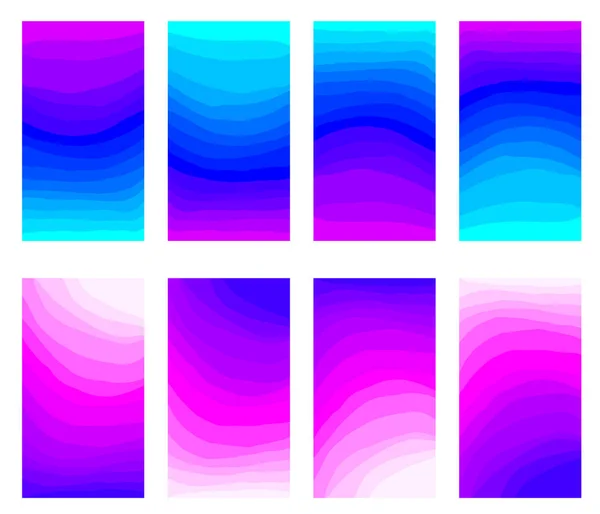 UI UX Design, conceito abstrato mistura de fundo multicolorido com um gradiente de linha de curva vibrante de cor — Fotografia de Stock