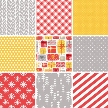 Şirin İskandinav Kış Elleri kusursuz desenler çizer