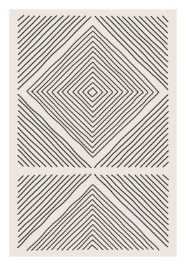 Moda soyut yaratıcı minimalist sanatsal el yapımı kompozisyon