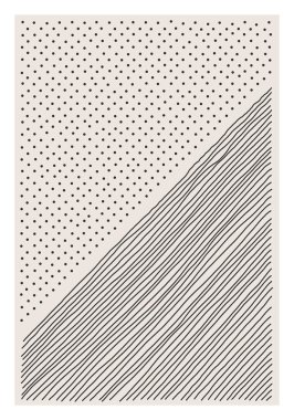 Moda soyut yaratıcı minimalist sanatsal el yapımı kompozisyon