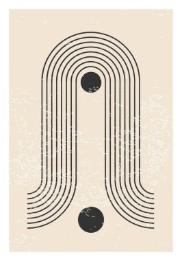 Modern soyut estetik minimalist kolaj arka planı