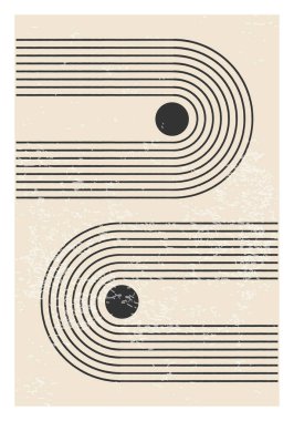 Modern soyut estetik minimalist kolaj arka planı