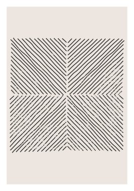 Moda soyut yaratıcı minimalist sanatsal el yapımı kompozisyon