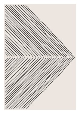 Moda soyut yaratıcı minimalist sanatsal el yapımı kompozisyon