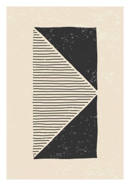 Moda soyut yaratıcı minimalist sanatsal el yapımı kompozisyon