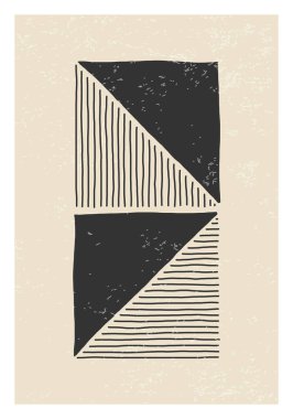 Moda soyut yaratıcı minimalist sanatsal el yapımı kompozisyon