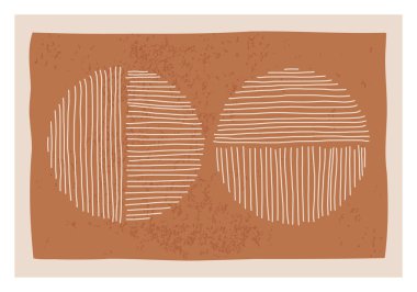 Moda soyut yaratıcı minimalist sanatsal el yapımı kompozisyon