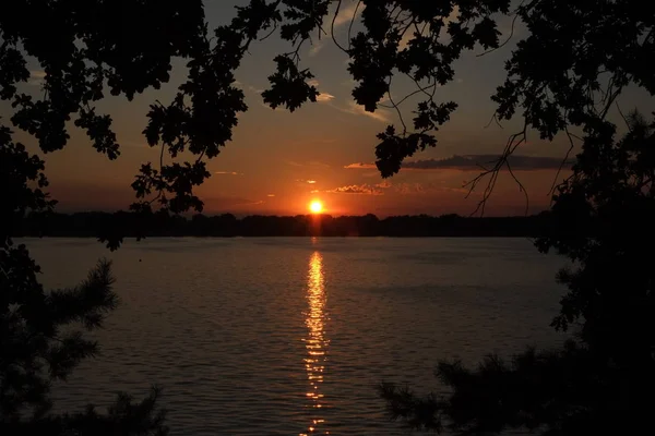 Wolken Und Wetter Und Sonnenuntergang — Stockfoto