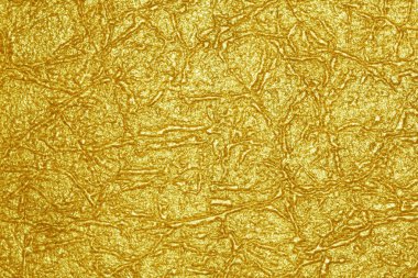 Altın kağıt doku arka plan / soyut sarı vintage sayfası