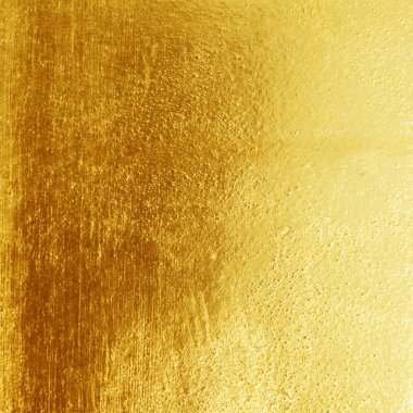Parlak sarı yaprak altın folyo dokusu arka plan