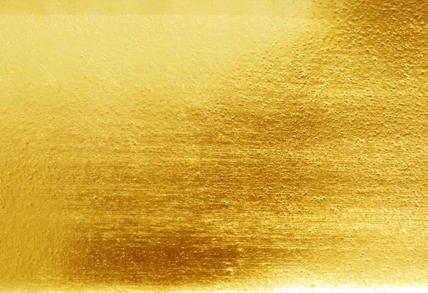 Shiny Yellow Leaf Gold Foil Texture Background — Stock Photo, Image