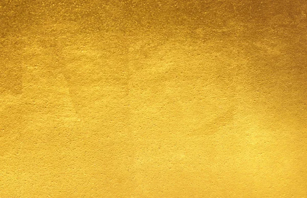 Shiny Yellow Leaf Gold Foil Texture Background — Stock Photo, Image