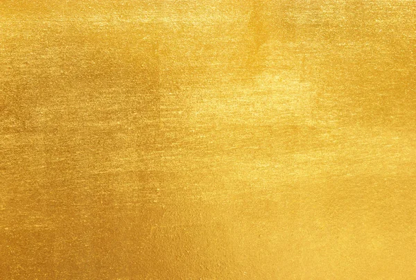 Brillante Foglia Giallo Oro Lamina Texture Sfondo — Foto Stock