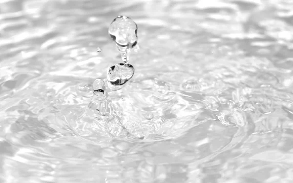 Caduta Goccioline Acqua Fondo Astratto — Foto Stock