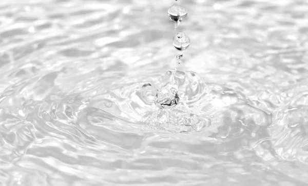 Caduta Goccioline Acqua Fondo Astratto — Foto Stock