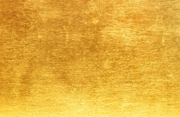 Shiny Yellow Leaf Gold Foil Texture Background — Stock Photo, Image