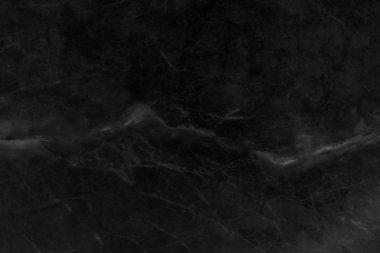 Yüksek çözünürlüklü siyah mermer desen arkaplan deseni.