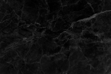 Yüksek çözünürlüklü siyah mermer desen arkaplan deseni.