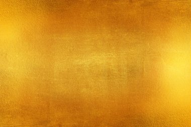 Parlak sarı yaprak altın folyo dokusu arka plan