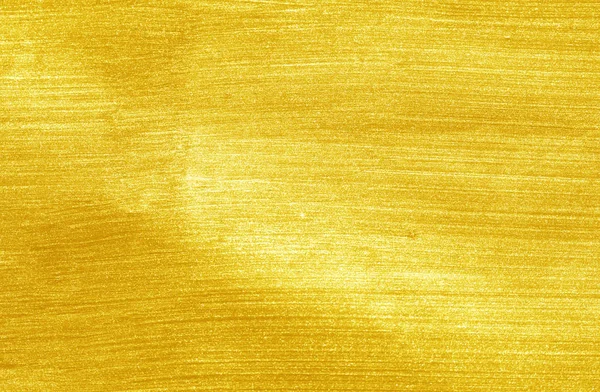 光沢のある黄色の葉の金箔の質感の背景 — ストック写真