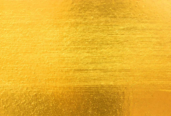 Shiny Yellow Leaf Gold Foil Texture Background — Stock Photo, Image