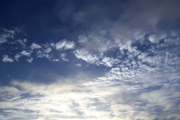 Blauer Himmel Weiße Wolken Abstrakte Natur Hintergrund — Stockfoto