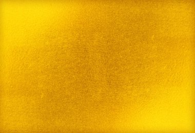 Parlak sarı yaprak altın folyo dokusu arka plan