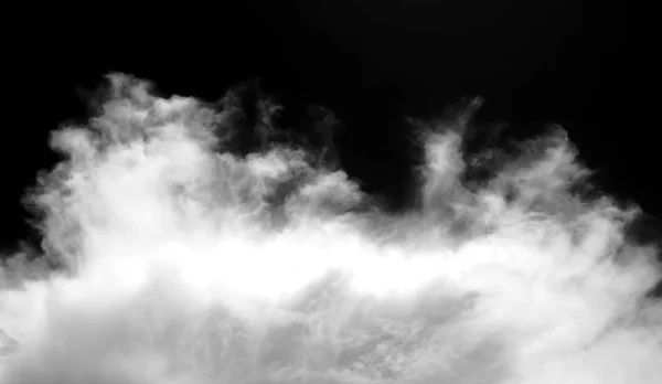 Abstract Fog Smoke Isolated Transparent Special Effect — Stock Photo, Image