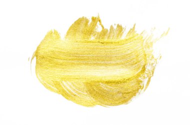 Altın suluboya doku boya leke soyut illüstrasyon