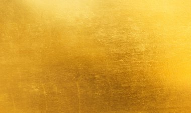 Parlak sarı yaprak altın folyo dokusu arka plan