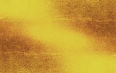 Parlak sarı yaprak altın folyo dokusu arka plan
