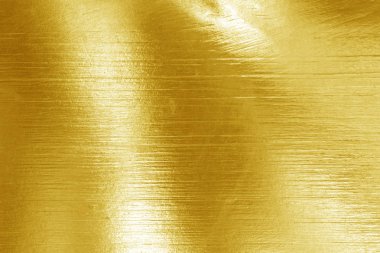 Parlak sarı yaprak altın folyo dokusu arka plan