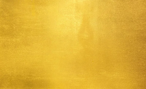 Glänsande Gula Löv Guld Folie Konsistens Bakgrund — Stockfoto