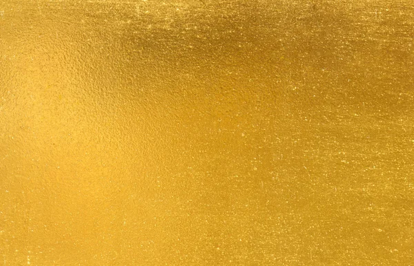 Stralucitor Galben Frunze Aur Folie Textura Fundal — Fotografie, imagine de stoc