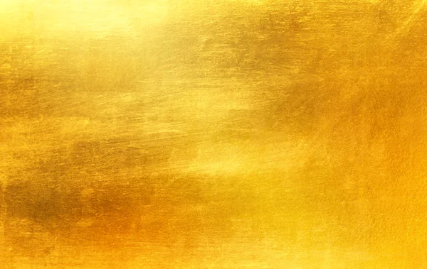 Gold Metall Gebürstetem Hintergrund Oder Textur Goldfolie Textur Hintergrund — Stockfoto
