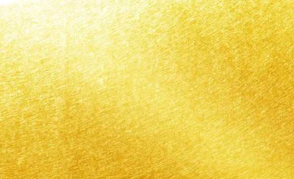 Fényes Sárga Levél Arany Fólia Textúra Háttér — Stock Fotó