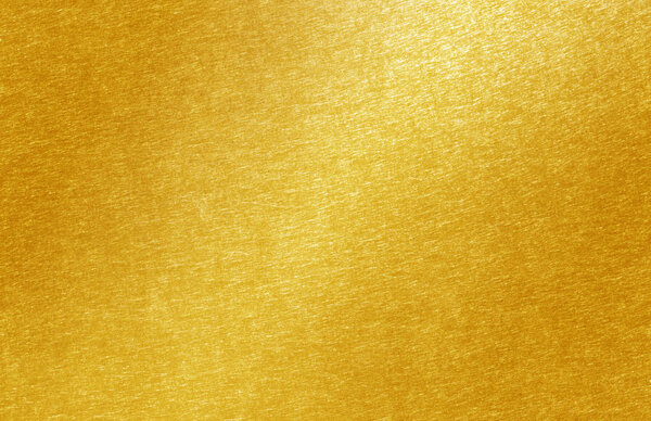Ткань блестящего желтого листа из фольги