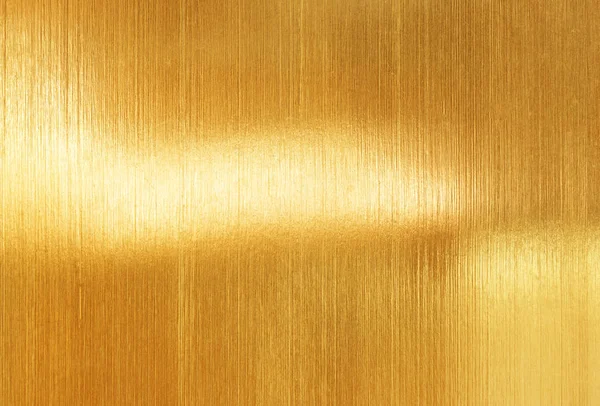 Gold Metal Brushed Background Texture Gold Foil Texture Background — Stock Photo, Image