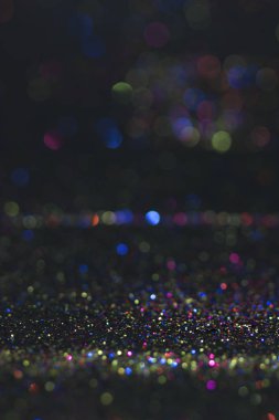 Glitter vintage ışıklar altın gümüş mavi arka plan