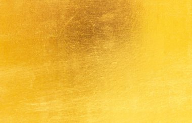 Parlak sarı yaprak altın folyo dokusu arka plan