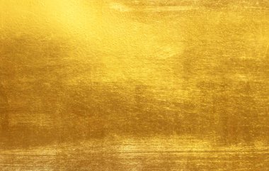 Parlak sarı yaprak altın folyo dokusu arka plan
