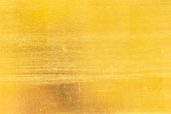 Brillante Foglia Giallo Oro Lamina Texture Sfondo — Foto Stock