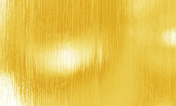 Glänzend Gelb Blatt Goldfolie Textur Hintergrund — Stockfoto