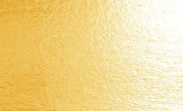 Glänsande Gula Löv Guld Folie Konsistens Bakgrund — Stockfoto